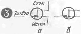 символ однопереходного транзистора